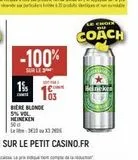 Bière blonde Heineken offre sur Petit Casino