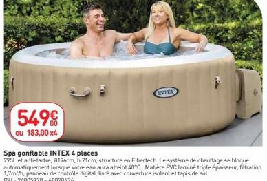 spa gonflable Intex