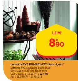 lambris PVC 