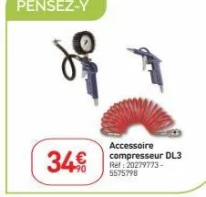 34€  accessoire compresseur dl3 réf : 20279773-5575798 