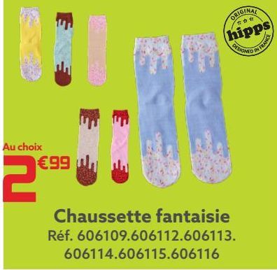 Chaussette fantaisie