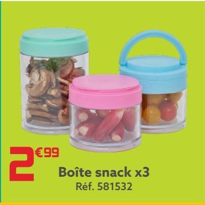 Boîte snack x3