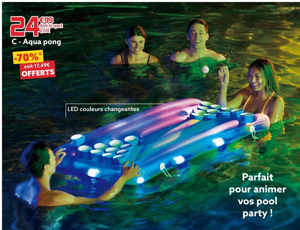 Parfait pour animer vos pool party