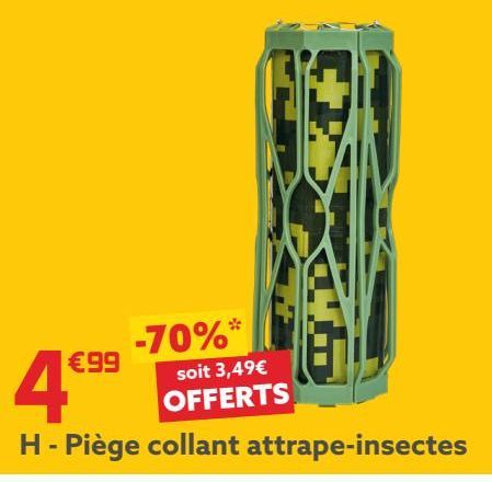 Piège collant attrape-insectes