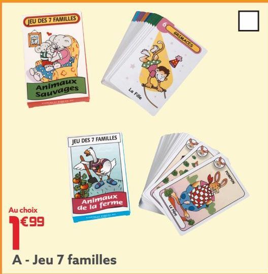 Jeu 7 familles