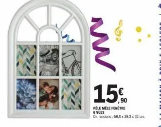 ww  15€  péle méle fenêtre 6 vues  dimensions: 56,8 x 38,3 x 32 cm. 