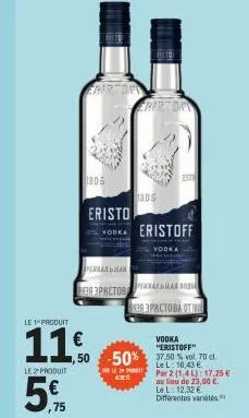 vodka eristoff