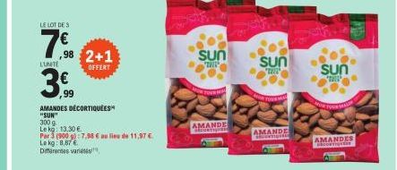 amandes Sun