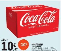 11  10%  CCT Co  -10% SODA ORIGINAL  Coca-Cola  GOUT ORIGINAL  Deliveus & Macham  MINH 