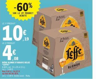 bière blonde Leffe