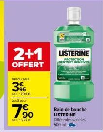 bain de bouche Listerine