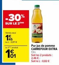 jus de pomme Carrefour