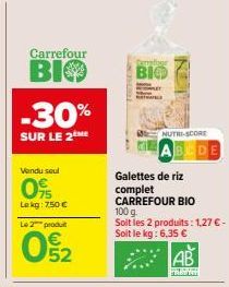 galettes de riz Carrefour