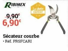 ribimex  -9,90€ 6,90€  lechola expert vin  sécateur courbe • ref. prsfcari 