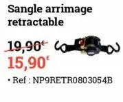 sangle arrimage retractable  19,90€ co 15,90€  • ref: np9retr0803054b 