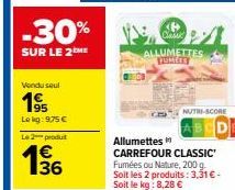 allumettes Carrefour