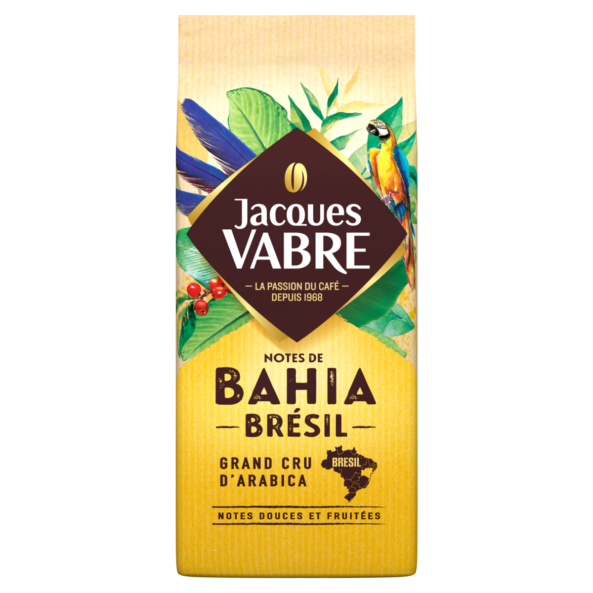 CAFÉ MOULU BAHIA BRÉSIL JACQUES VABRE