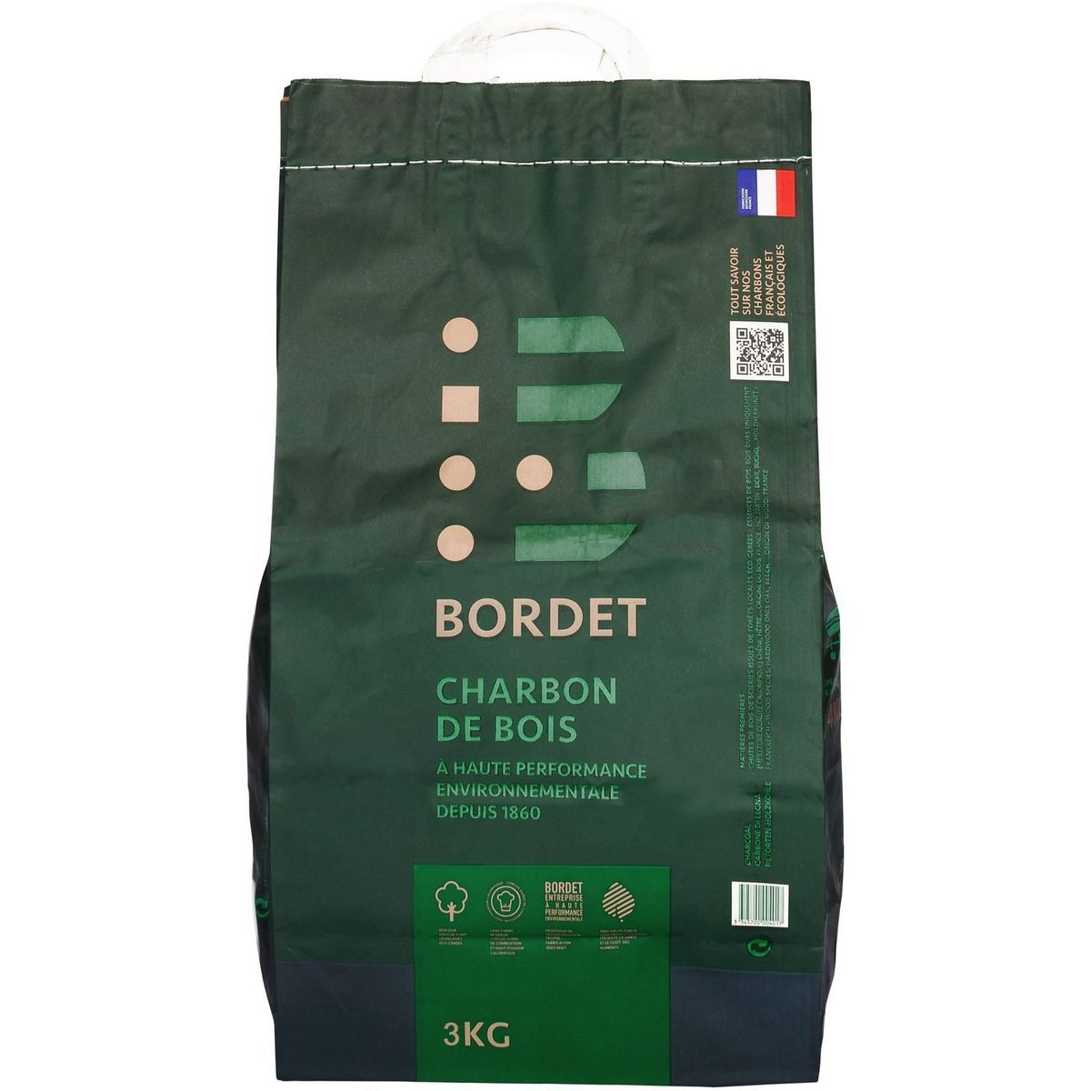 CHARBON DE BOIS 3kg BORDET