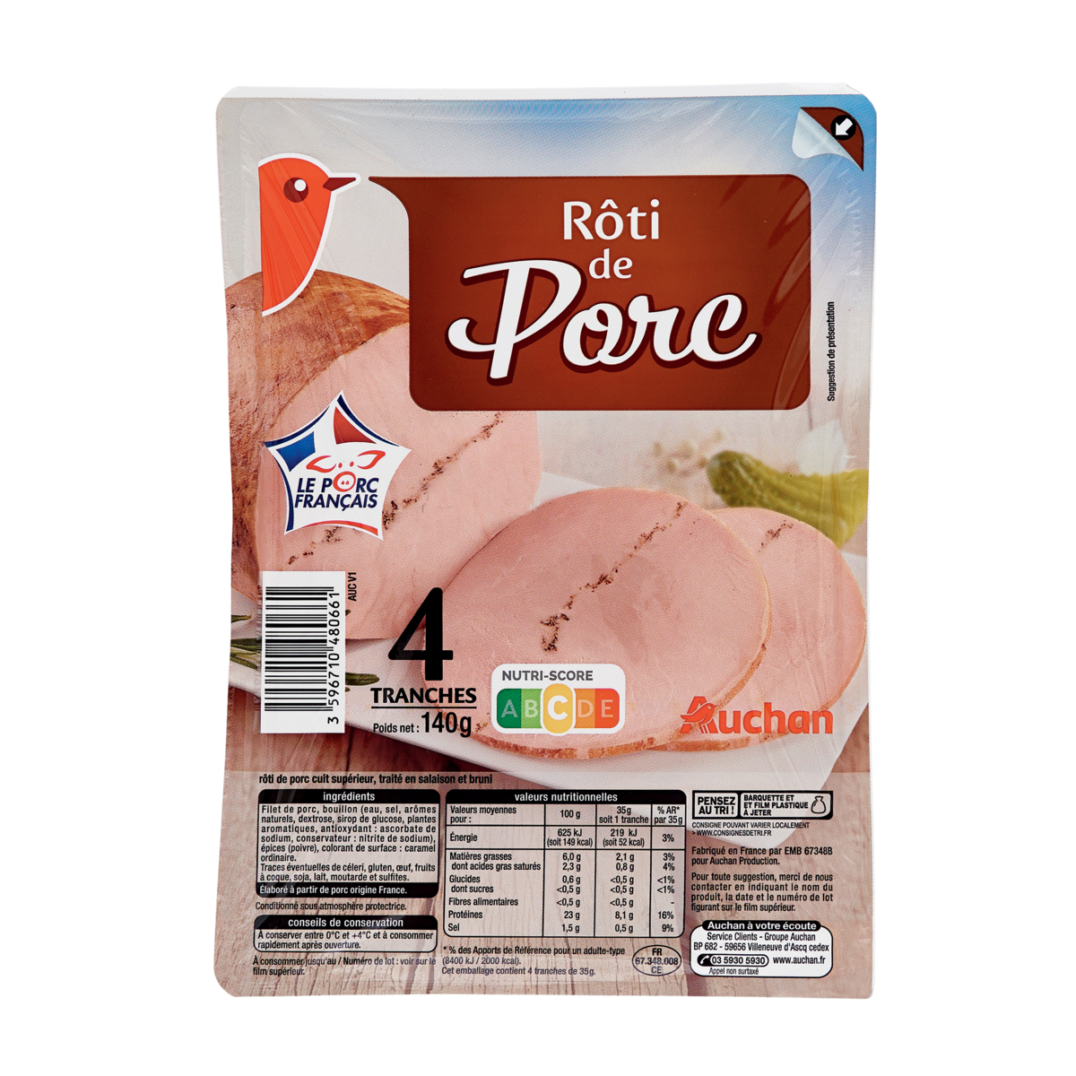 ROTI DE PORC SUPERIEUR AUCHAN