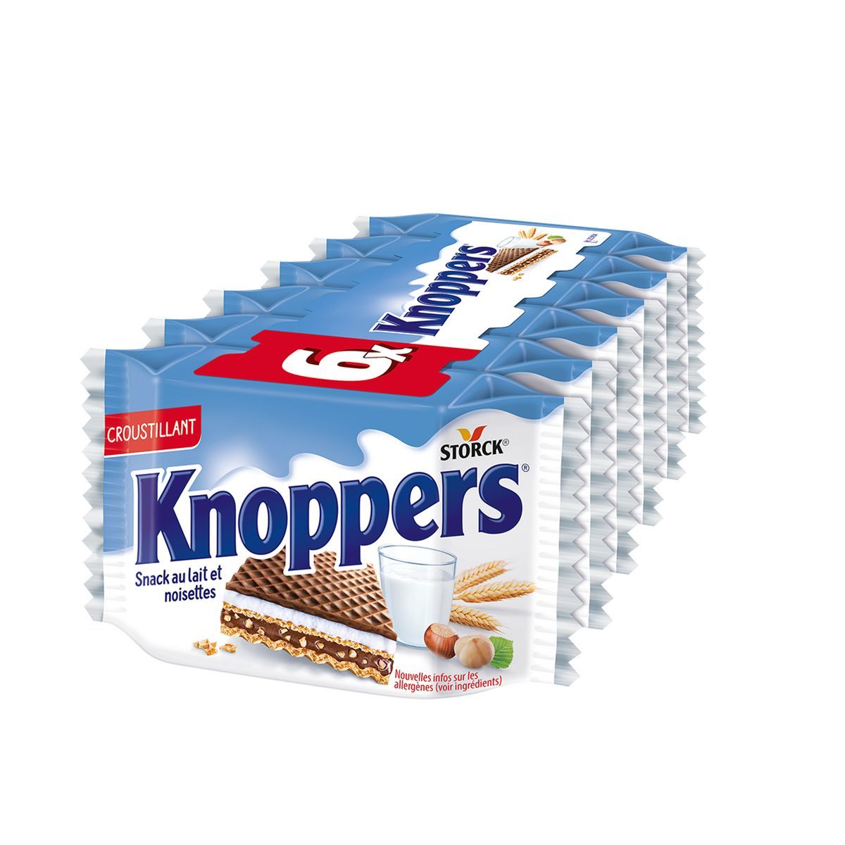 GAUFRETTES AU LAIT ET NOISETTES KNOPPERS