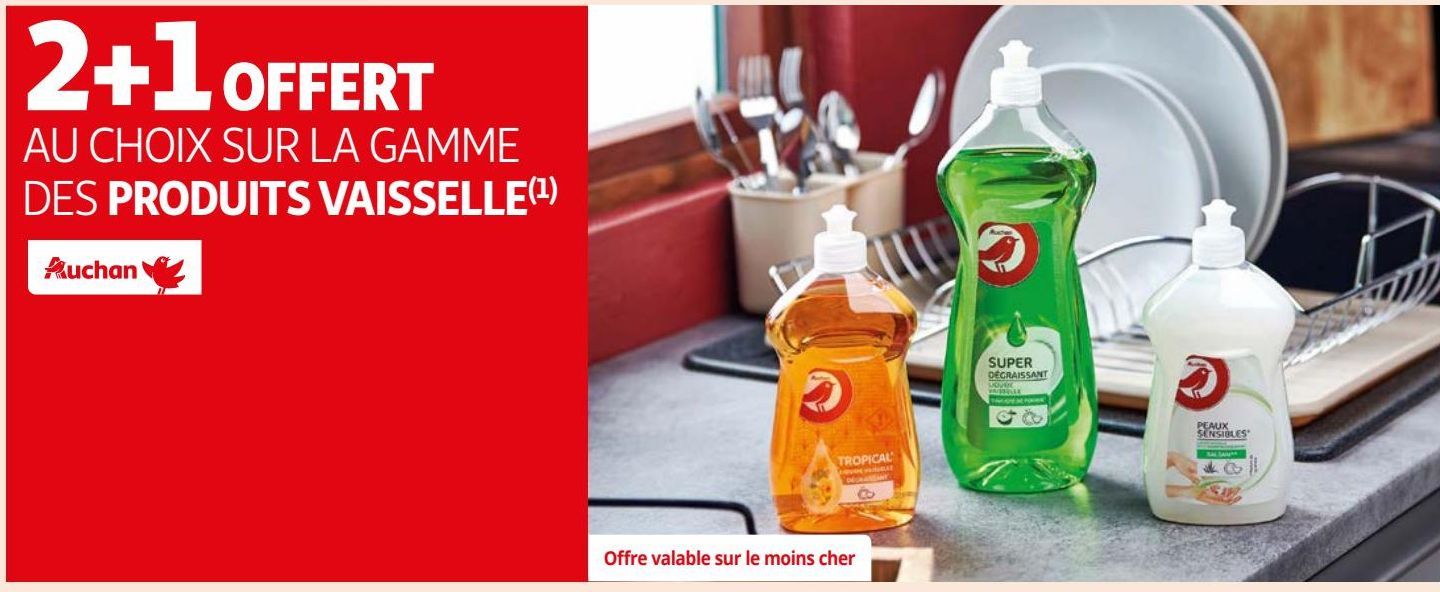 LA GAMME DES PRODUITS VAISSELLE Auchan