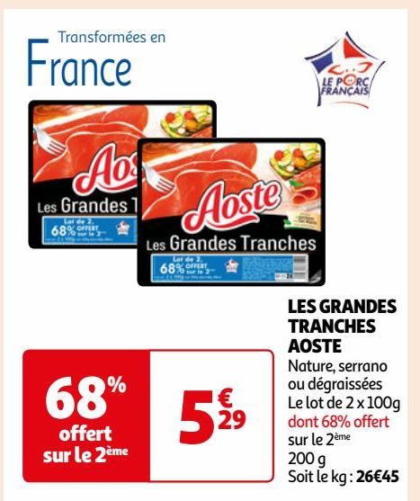 LES GRANDES TRANCHES AOSTE