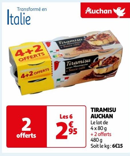 TIRAMISU AUCHAN