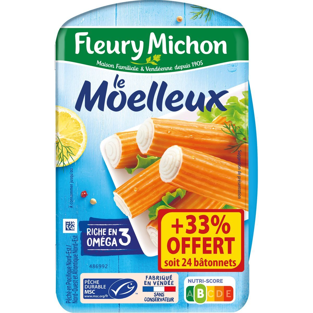 SURIMI LE MOELLEUX FLEURY MICHON