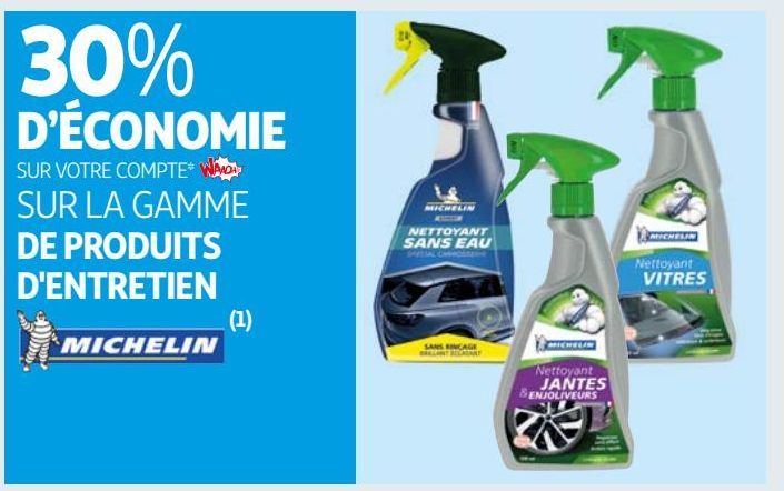 LA GAMME DE PRODUITS D'ENTRETIEN MICHELIN