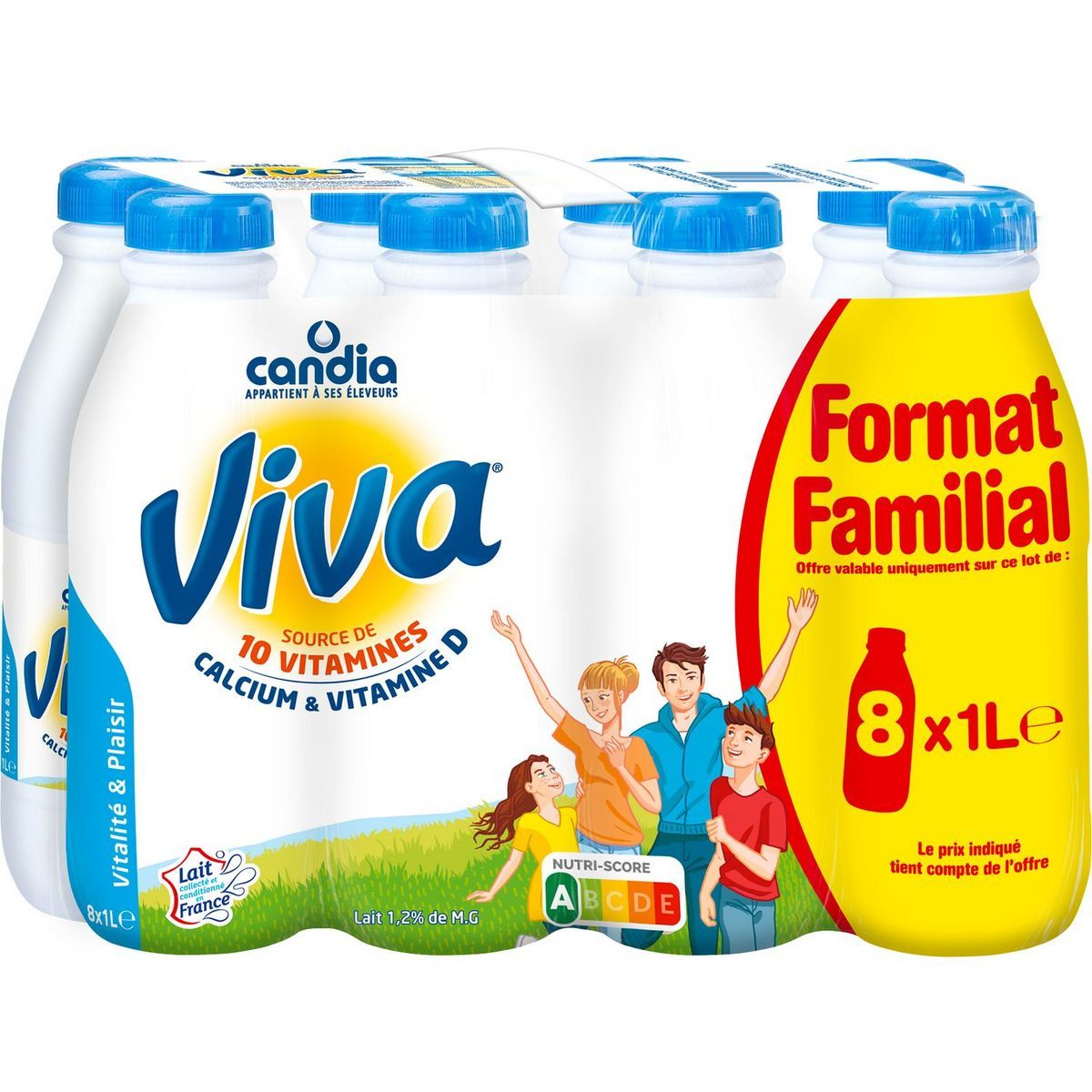 LAIT VITAMINÉ VIVA DE CANDIA