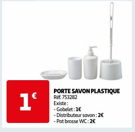 PORTE SAVON PLASTIQUE