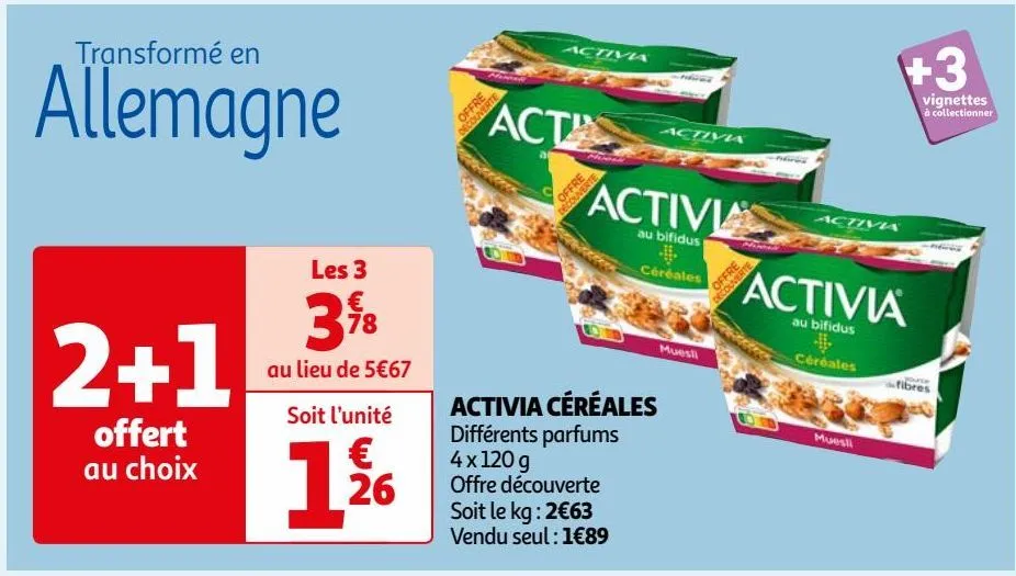 activia céréales