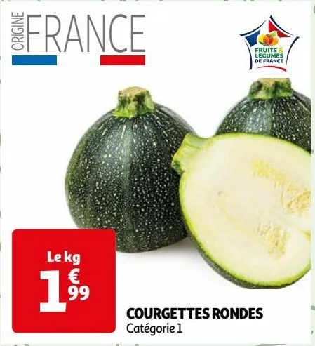 courgettes rondes