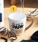 MUG" PAPA EN OR" 