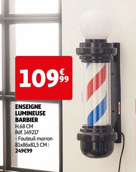 ENSEIGNE LUMINEUSE BARBIER