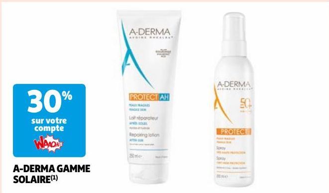  A-DERMA GAMME SOLAIRE