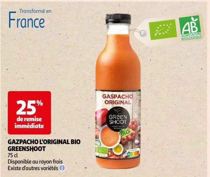  gazpacho l'original bio greenshoot