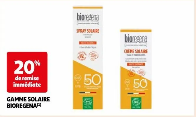 gamme solaire bioregena