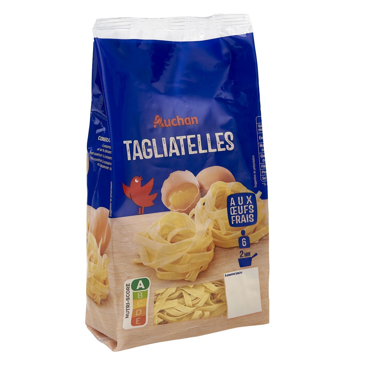 TAGLIATELLES FRAICHES AUCHAN