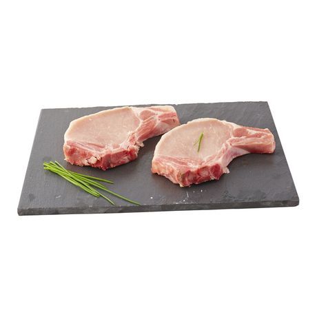 PORC LABEL ROUGE FILIÈRE AUCHAN "CULTIVONS LE BON" : ÉCHINE AVEC OS OU CÔTE PREMIÈRE AVEC OS