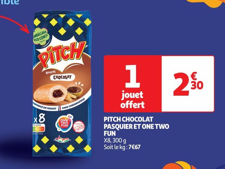 PITCH CHOCOLAT  PASQUIER ET ONE TWO  FUN