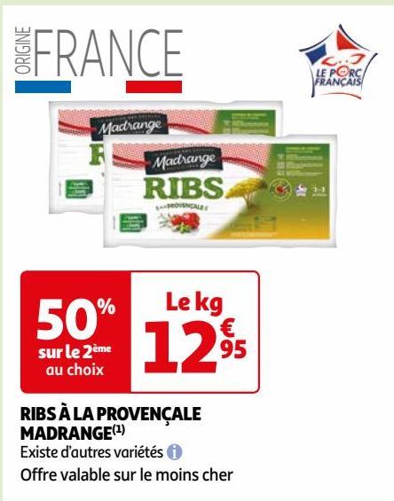  RIBS À LA PROVENÇALE MADRANGE