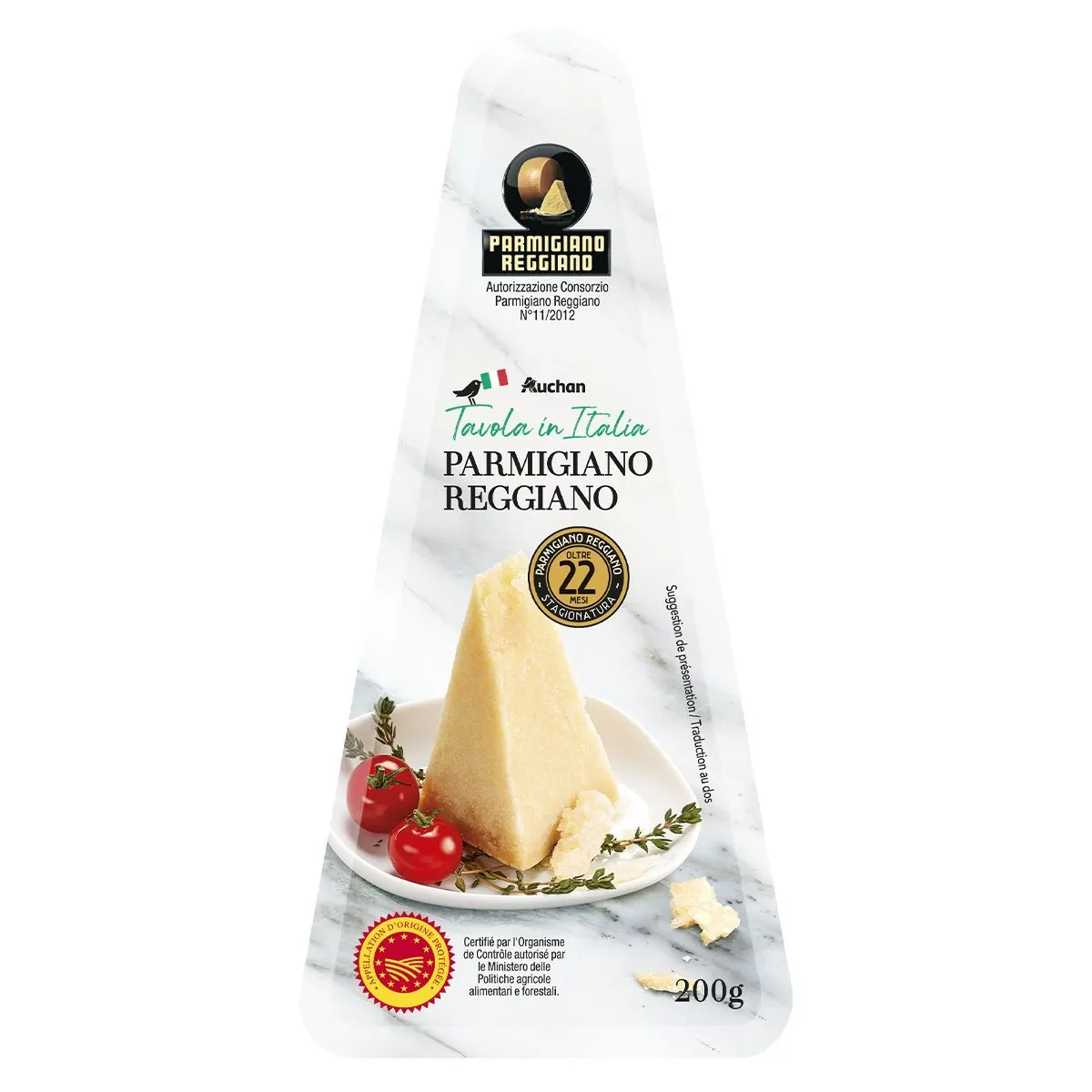 parmigiano reggiano aop auchan tavola in italia