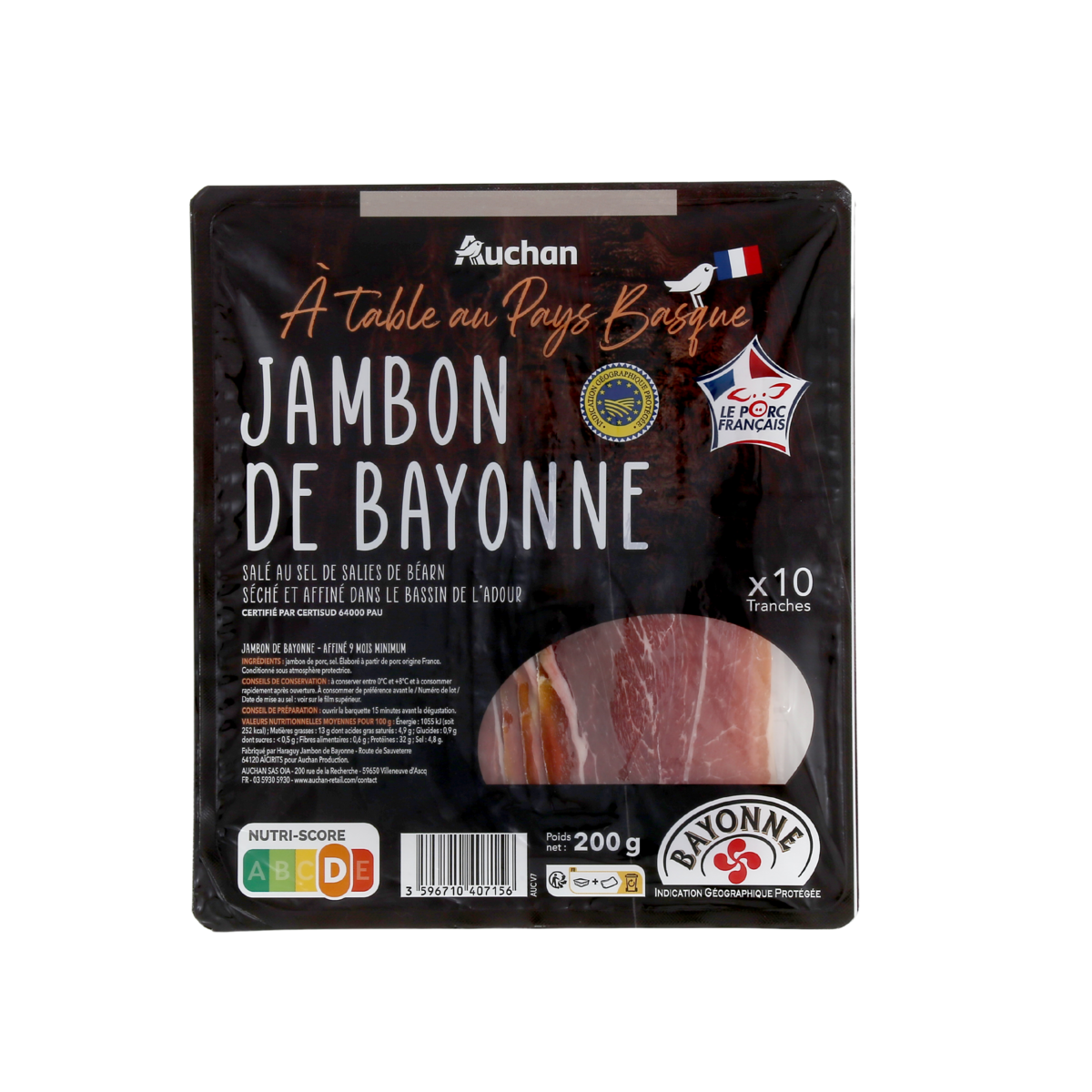  JAMBON DE BAYONNE IGP À TABLE EN FRANCE(1)