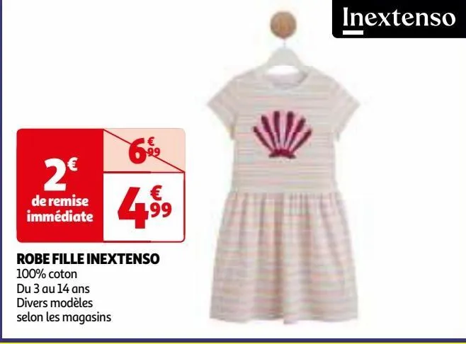 robe fille inextenso
