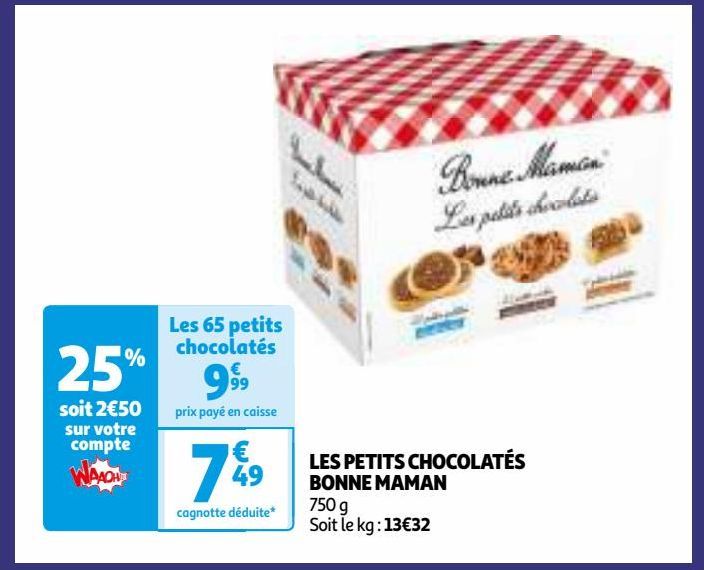 LES PETITS CHOCOLATÉS BONNE MAMAN