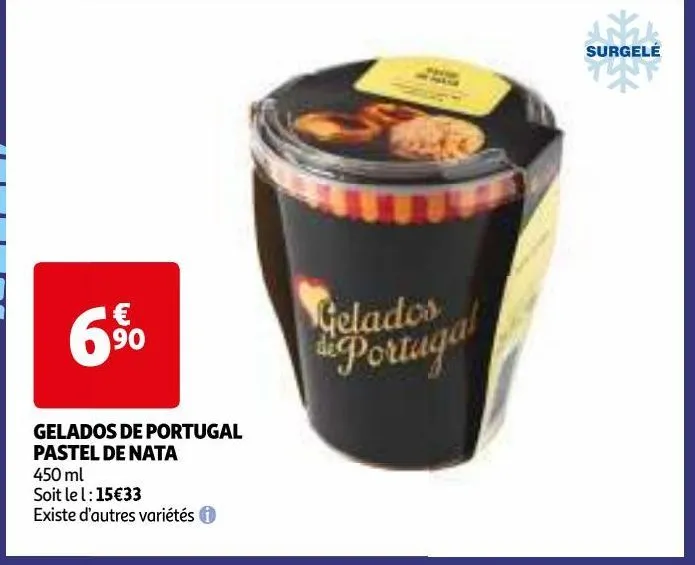 gelados de portugal pastel de nata
