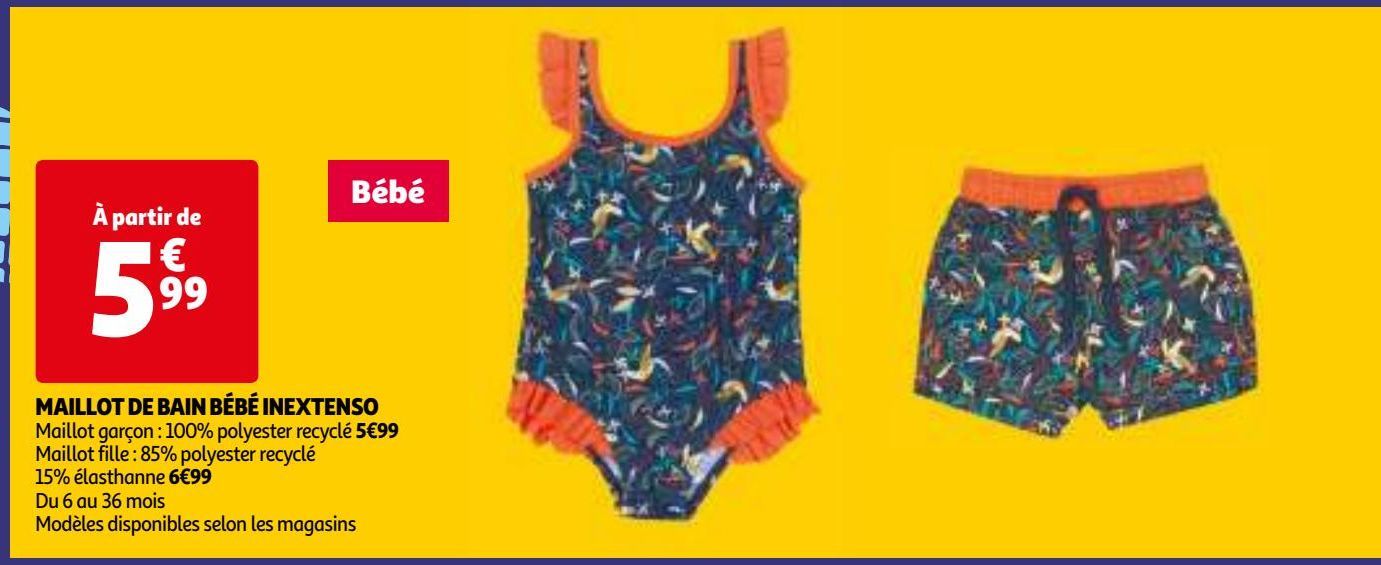 MAILLOT DE BAIN BÉBÉ INEXTENSO