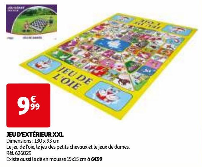 JEU D'EXTÉRIEUR XXL