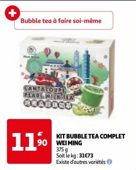 KIT BUBBLE TEA COMPLET WEI MING